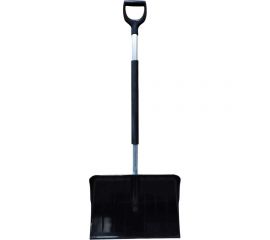 Снеговая лопата-скрепер LWI Богатырь поликарбонат 520x375мм черная LWI-Л19 
