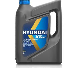 Моторное масло синтетическое Diesel Ultra C3 5W30, 6 л HYUNDAI XTeer 1061224 