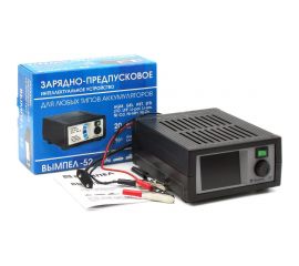 Зарядное устройство Вымпел -52 библиотека акб+доп.настройки, 0.5-20 А, 0.5-18 В, цв.экран 2118 