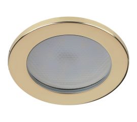 Влагозащищенный встраиваемый светильник ЭРА KL95 GD GX53, IP44, золото Б0055810 