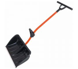 Снеговая пластмассовая лопата-скрепер со стальным черенком STARTUL 680x380 мм ST9057-3 