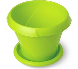 Кашпо Martika Флориана с поддонником, 1.4 л, диам. 170 мм, салатовое С385САЛ 