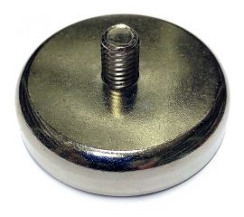 Магнитное крепление Проф-магнит под гайку С48, в комплекте с шайбой и гайкой М8, сцепление 81 кг - 1 шт. PMYP-C-48 