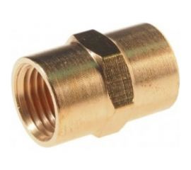 Соединитель резьбовой внутренняя резьба 1/4х1/4 ROCKFORCE RF-FF04/04 