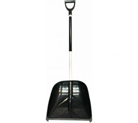 Лопата для уборки снега Berhau 380x400мм, алюминиевый черенок премиум 102015 