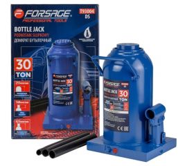 Бутылочный домкрат Forsage F-T93004(DS) 30 т, с клапаном, 255-465 мм 51360 