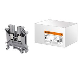 Наборный зажим TDM ЗНН-2,5мм2 32А серый (Ph-C UK-2,5N) SQ0803-1101 