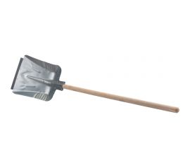 Снеговая оцинкованная лопата с алюминиевой планкой и деревянным черенком Gigant AVG-08 