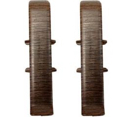 Соединитель для плинтуса DECONIKA (85 мм; 301 Венге; 2 шт.) Д-П85-С-Ф2 301 ВНГ 