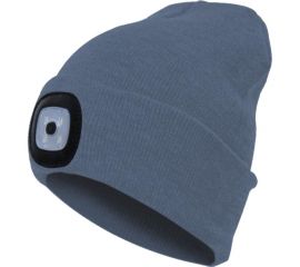 Шапка с фонарем КОСМОС серая KOCHat_grey 