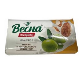 Туалетное мыло ВЕСНА Ассорти Олива и миндальное молочко 6088 