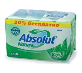 Твердое мыло Absolut FitoGuard алоэ, 4x75 г 6065 