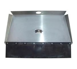 Снеговая лопата ООО Комус 500x350x2 мм, алюминиевая, трехбортная, с накладкой 7698 1637085 