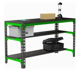 Металлический стол Metalex 750x1500x600 (две полки) SMMPII751560 