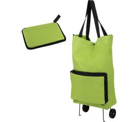 Складная сумка-тележка Рыжий кот ATB-01 лайм, 55,5x39x13 см 104585 