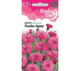 Семена ГАВРИШ Василек Розовая корона, посевной, 0,2 г, серия Розовые сны 005201 