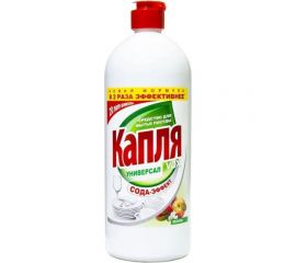 Средство для мытья посуды Капля Vox сода-эффект яблоко, 850 г 9079 