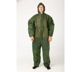 Защитный комбинезон многоразовый хаки Каспер, плотность 60 г/м2, с планкой с липучкой, размер XL/180-188 00004 