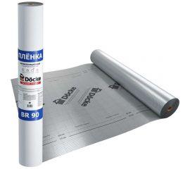 Пароизоляционная пленка c теплоотражающим слоем DOCKE BR 90 70 кв.м ZMBM-1099 