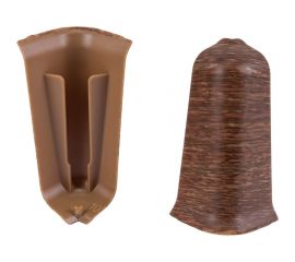 Наружный угол для плинтуса DECONIKA (55 мм; 291 орех; 2 шт.) Д-П55-Нк-Ф2 291 ОРХ 