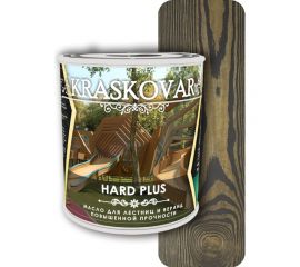 Масло повышенной прочности для лестниц и веранд Kraskovar Hard Plus эбен, 2.2 л 1677 