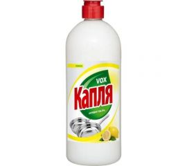 Средство для мытья посуды Капля Vox соль-эффект лимон, 850 г 9078 