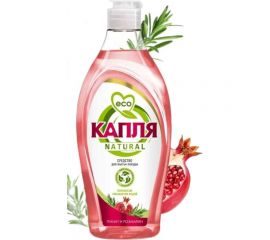 Жидкое моющее средство для посуды Капля «Natural» Гранат и розмарин 500 г 9092 