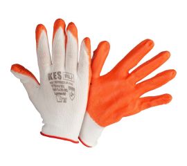 Перчатки из поликоттона КЭС латексный облив ладони, размер 9/L 14000007 JR-04 