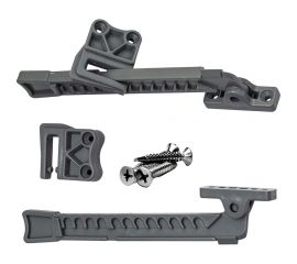 Ограничитель 100% Baby Safety замок на окно от детей, 2 шт., серый 4670006471270 