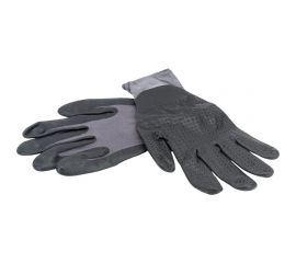 Трикотажные полиэфирные перчатки с нитриловым покрытием с ПВХ-напылением Gigant размер 10 GGPP-110 