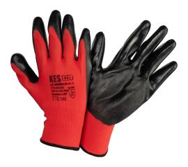 Перчатки из полиэстера КЭС, латексный облив ладони, размер 9/L 14000001 JR-01-1 
