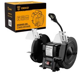 Заточной станок DEKO DKGM400-200, с лампой 063-4324 