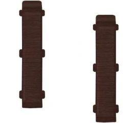 Соединитель для плинтуса DECONIKA (70 мм, 301 Венге 2 шт.) Д-П70-С-Ф2 301 ВНГ 