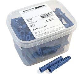 Дюбель Чапай шипы-усы Качественный КРЕПЕЖ 8х50 80 шт 0500675 КЧ 