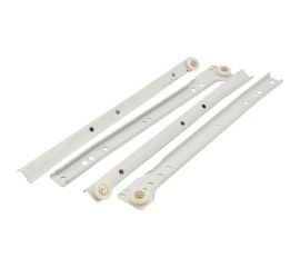 Роликовые направляющие Tech-Krep 300 мм белый комплект 142536 