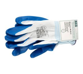 Перчатки из полиэстера КЭС, гладкий нитрильный облив ладони, размер 10/XL 14000004 JR-02-2 