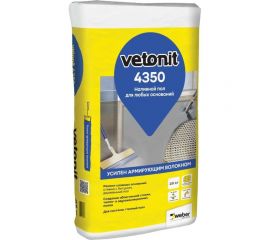 Усиленный наливной пол Vetonit 4350 для сложных оснований, 25 кг 1025024 