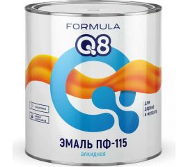 Эмаль ПРЕСТИЖ ПФ-115 FORMULA Q8 алкидная, глянцевая, 2.7 кг, желто-коричневая 134918 