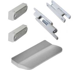 Набор для ремонта антимоскитной сетки KOMFORT москитные системы s32-1 2 защелки магнитные, 2 петли, ручка, белый НР0031 