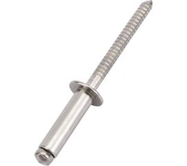 Вытяжная нержавеющая заклепка со стандартным бортиком KREPFIELD 4,8x16 мм, ART 9052, А2, 100 шт. 9052ЗАКЛЕПКА4,8Х16А2-100 