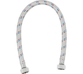 Гибка подводка для воды ELKA гигант, сталь, 80 см, 3/4, гайка-гайка 771704 