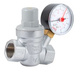 Редуктор давления PROFACTOR мембранный, с манометром, 3/4"" PF PRV 254G 