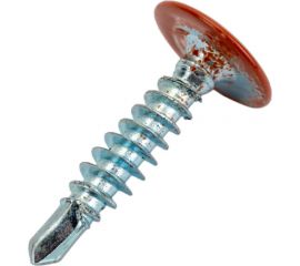 Прессшайба Качественный КРЕПЕЖ 4.2х19 мм, коричневая медь RAL 8004, сверло, 250 шт 0300227 КЧ 