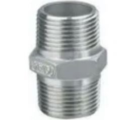 Шестигранный ниппель TITAN LOCK с наружной резьбой BSP 3/4"" с обеих сторон, нержавеющая сталь TL3/4HNSS 