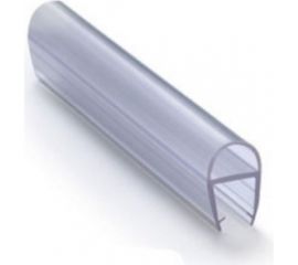 Уплотнительный профиль распашной двери SERVICE PLUS дверь-стена, 90 град, t=10 мм, l=2200 мм, пвх, прозрачный BK-700T10 