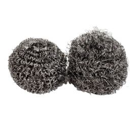 Мочалка для посуды ANTELLA Атолл металлическая, спиральная, 18гр, 2 шт 3754 