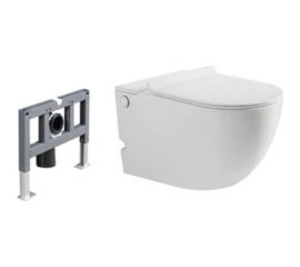 Подвесной унитаз Santi Line с импульсной системой смыва, в комплекте c инсталляцией SL-5031 