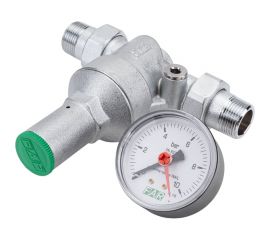 Редуктор хром FAR 3/4"" НР-НР, с манометром FA 2815 34 