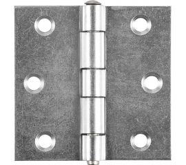 Прямая усиленная разборная петля VORMANN 63х63х1,8 мм, оцинкованная, латунный штифт 00614 060 Z 