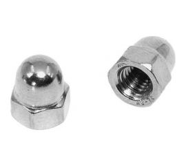 Нержавеющая колпачковая гайка KREPFIELD М10, DIN 1587, А2, 8 шт. 1587A2ГАЙКАМ10-8 